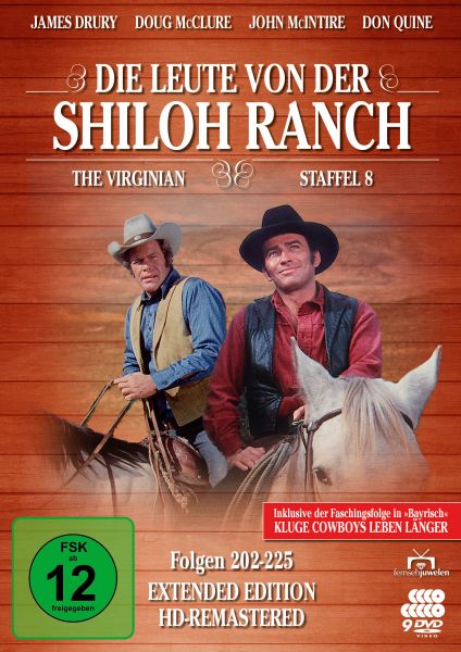 Die Leute von der Shiloh Ranch - Staffel 8 (HD-Remastered) (9 DVDs)