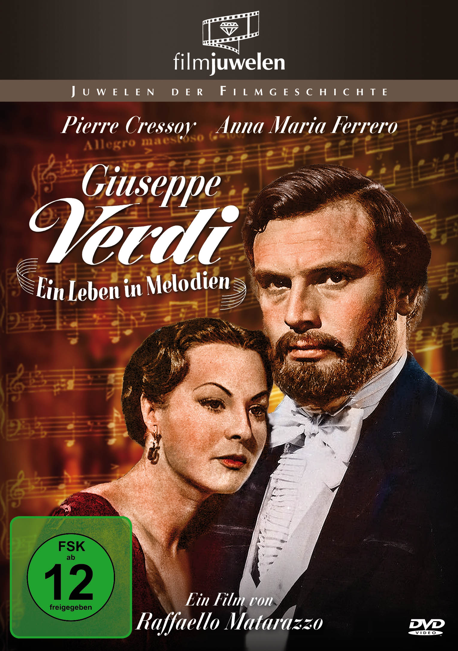4 DVDs Eine italienische Legende: Teil 1-8 Giuseppe Verdi Fernsehjuwelen Alemania 