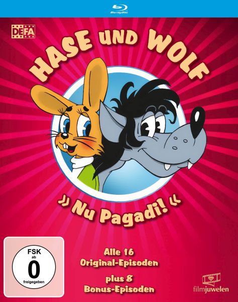 Hase und Wolf - Alle 16 Original-Episoden in HD - plus 8 Bonus-Episoden (Nu Pagadi! / Na warte!) (DE