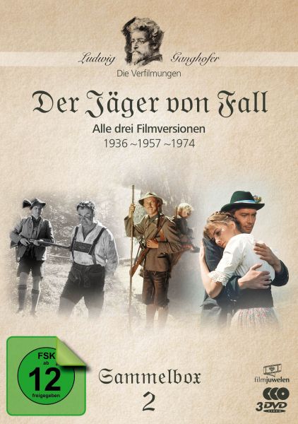 Der Jäger Von Fall (1936, 1956, 1974) - Die Ganghofer Verfilmungen - Sammelbox 2 (3 Dvds)
