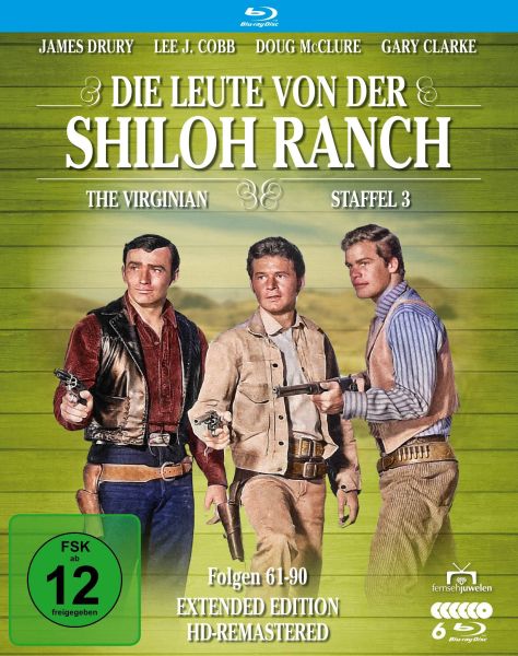 Die Leute von der Shiloh Ranch - Staffel 3 (HD-Remastered) (The Virginian: Extended Edition)